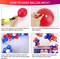60pcs Red, White & Blue Balloons – 12” Patriotic Latex Balloons with Confetti for 4th of July, Independence Day, Memorial Day & Party Decorations
